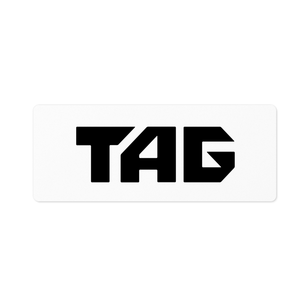TAG ステッカー