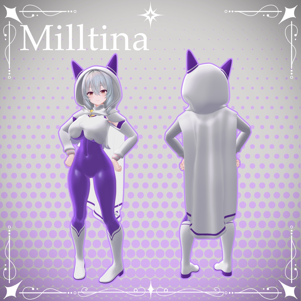 EMT Cloak【3D OUTFIT】【5 Supported Avatars】| EMTのマント【3D衣装モデル】【5アバター対応】