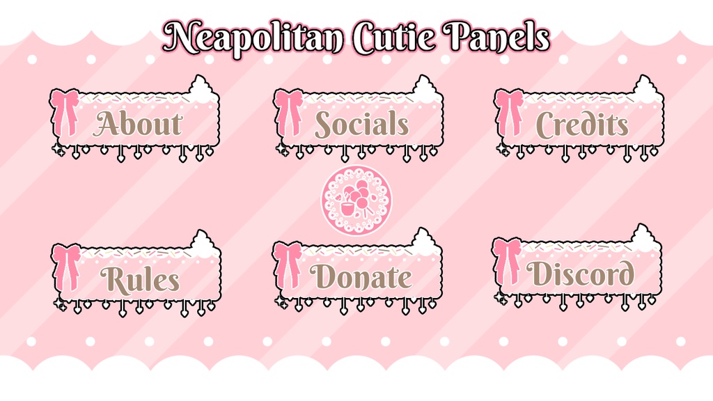 Neapolitan Kawaii Panels