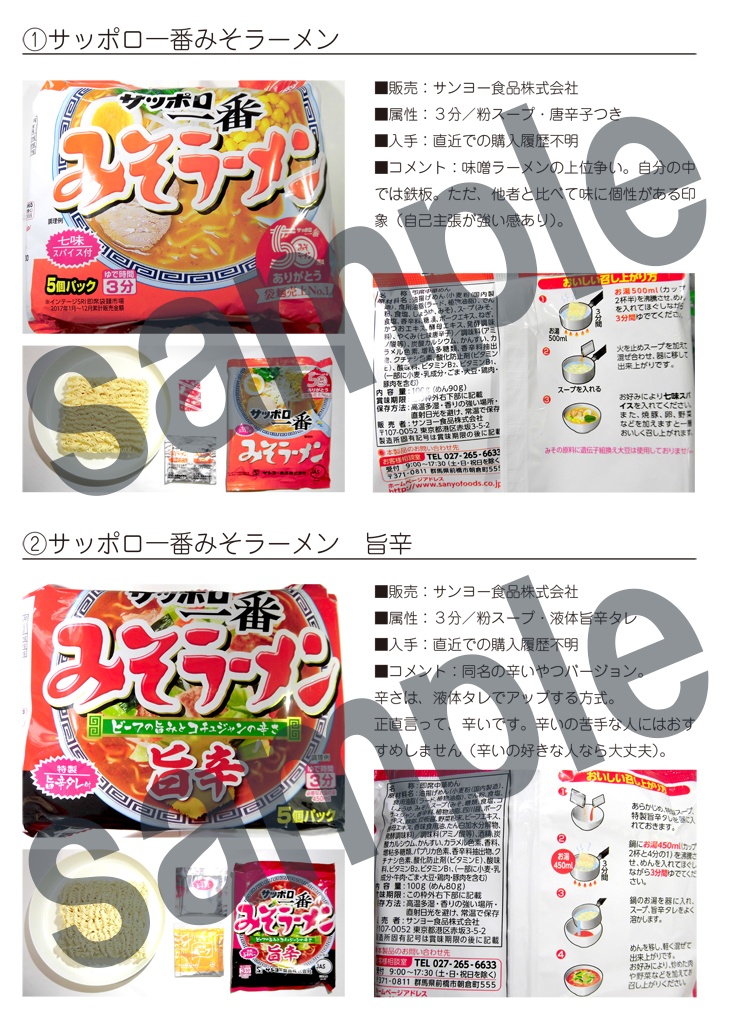 5袋入り味噌ラーメンの本