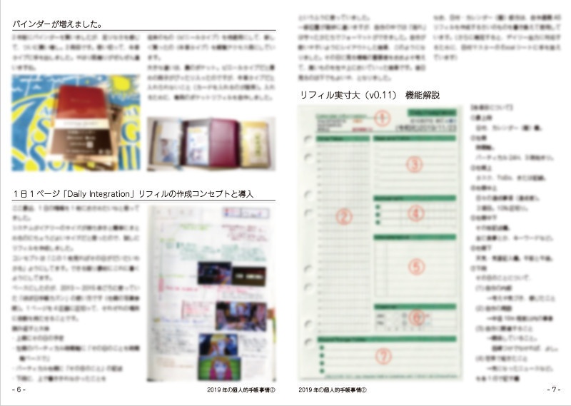 2019年の個人的手帳事情②令和時代のリフィル作成術