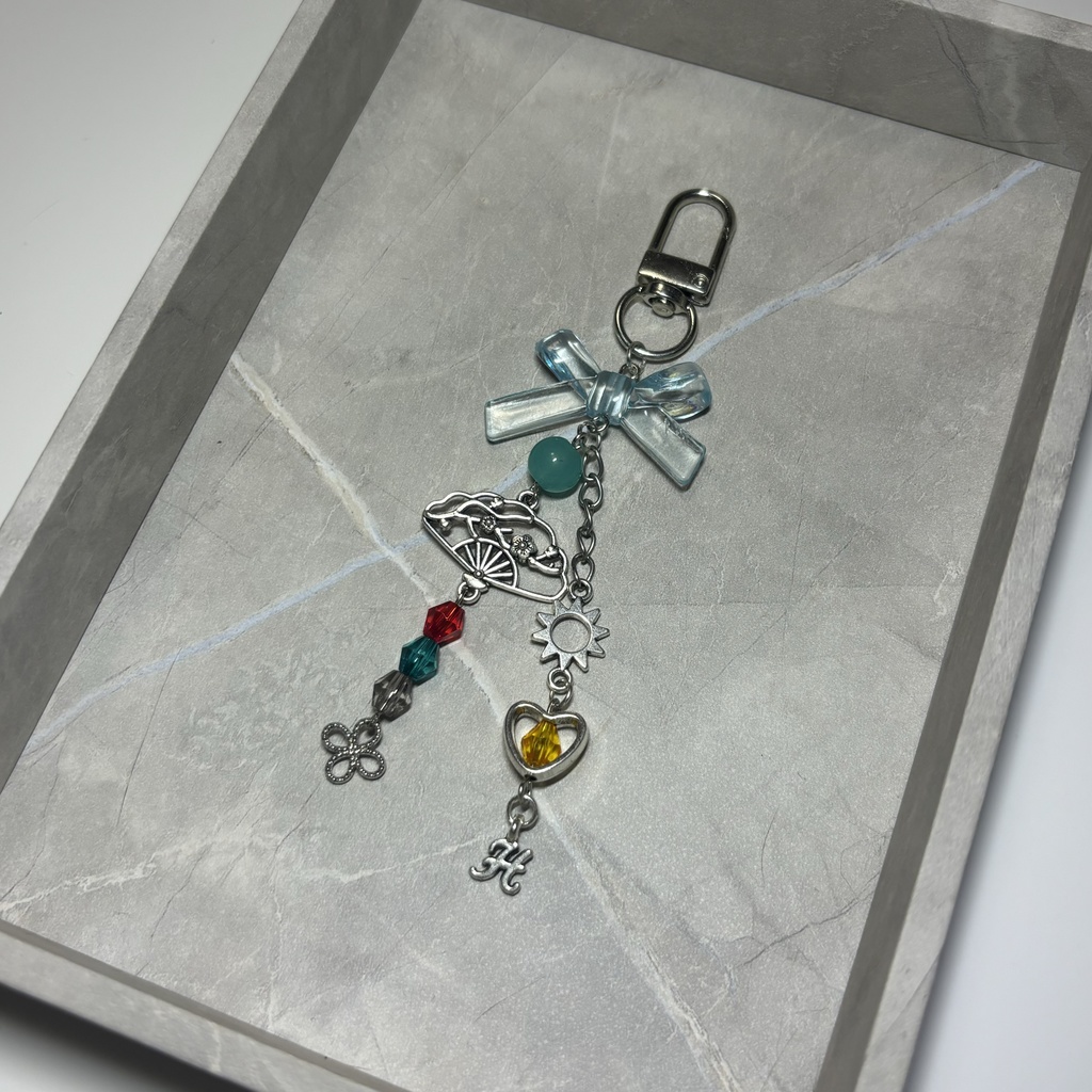 【非公式】🌞 にじさんじ 甲斐田晴 さんモチーフ ビーズストラップ ビーズキーホルダー 概念チャーム