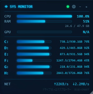 GamingMonitor - タッチパネルDeck化ツール -