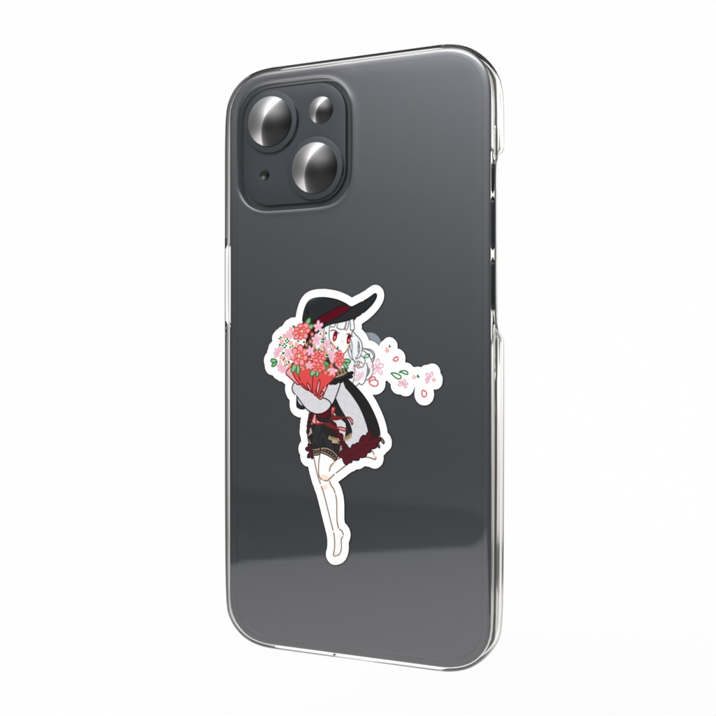【スマホステッカー】花束クローリク