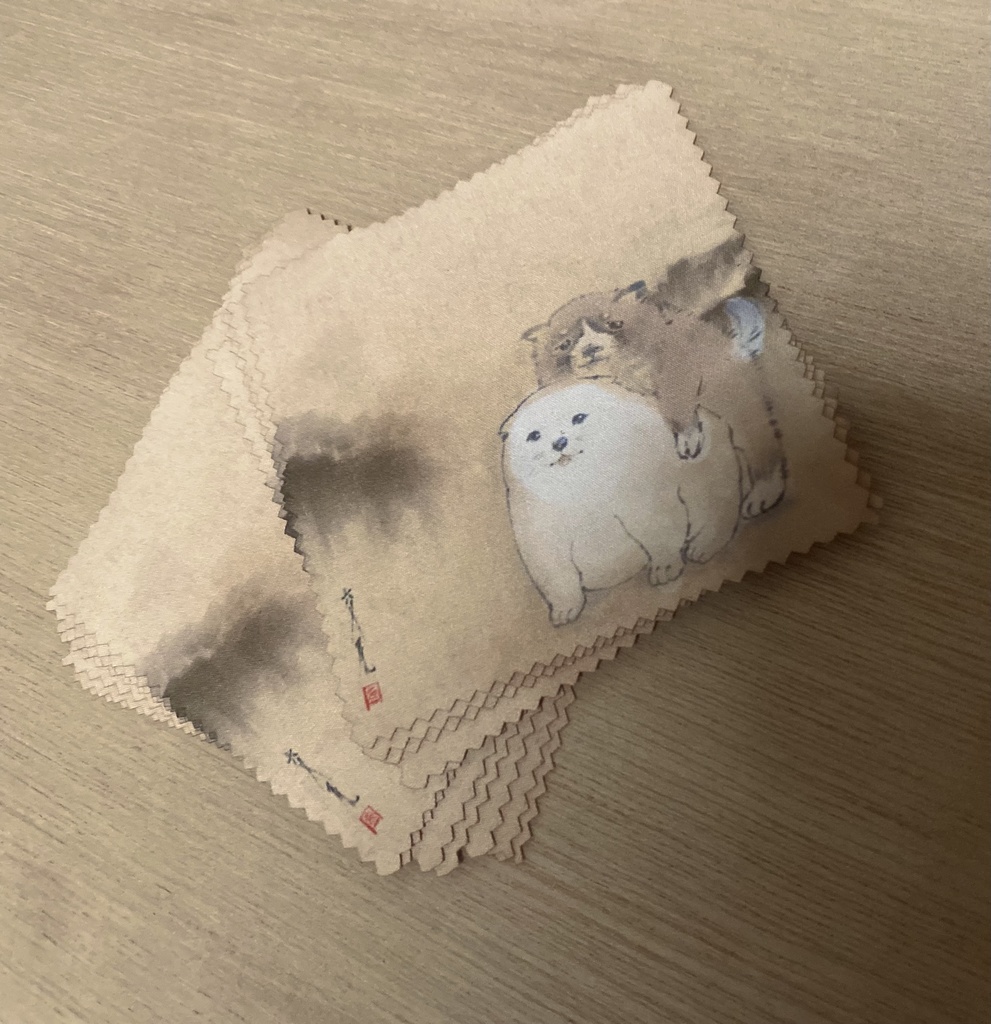 【送料込み】犬交尾メガネ拭き