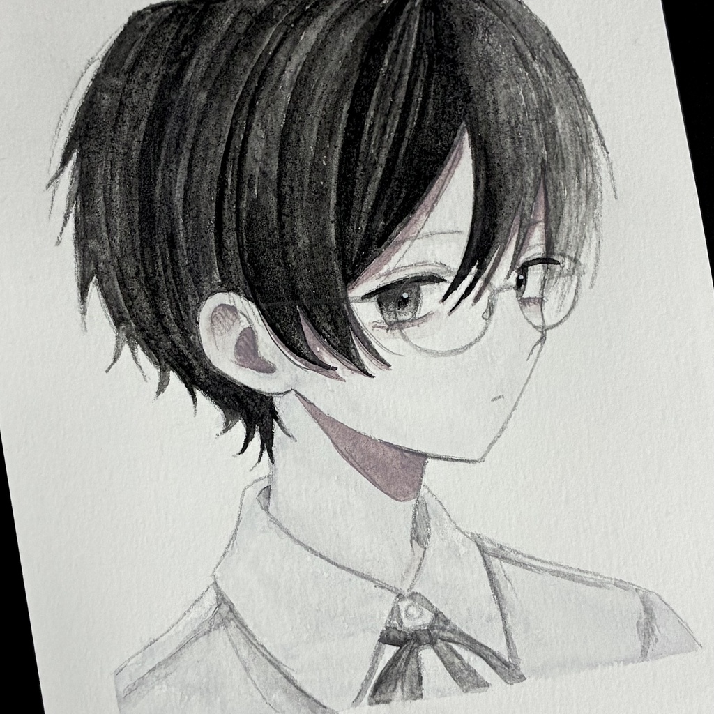【原画】メガネの少年