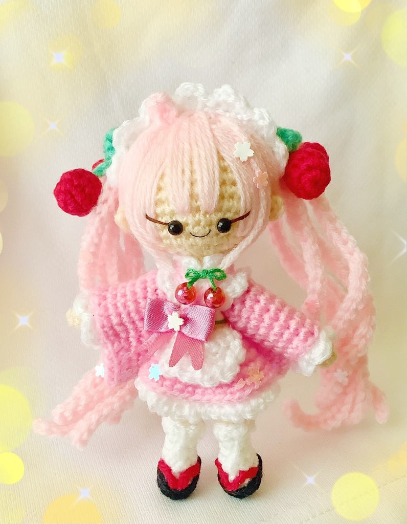 【ミクさん生誕祭記念頒布】初音ミクさんのあみぐるみ