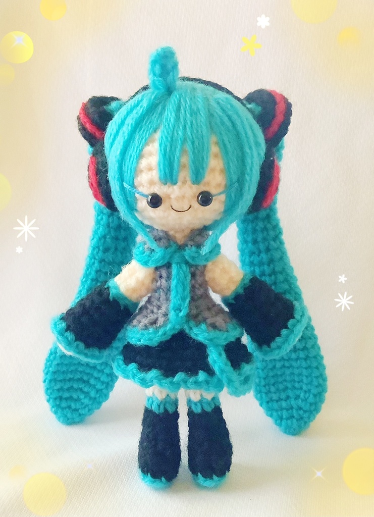 【ミクさん生誕祭記念頒布】初音ミクさんのあみぐるみ