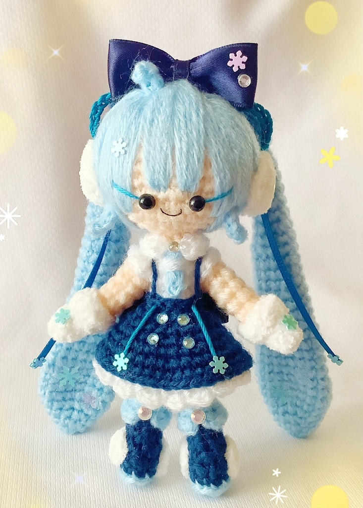 雪化幕張ちゃんのあみぐるみ(マジカルミライ2016)