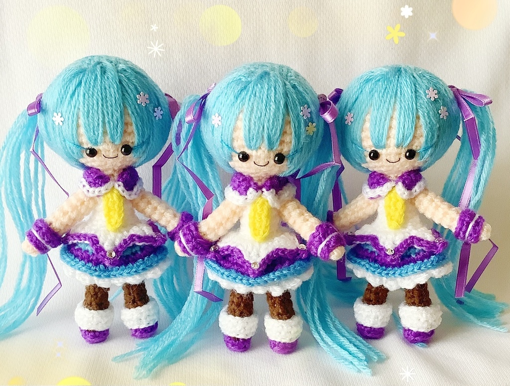 雪ミク2014 なまらちゃんのあみぐるみ