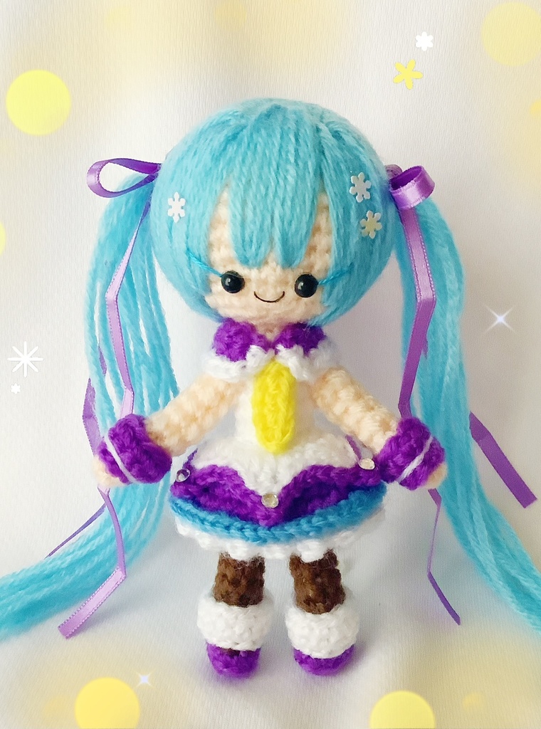 雪ミク2014 なまらちゃんのあみぐるみ