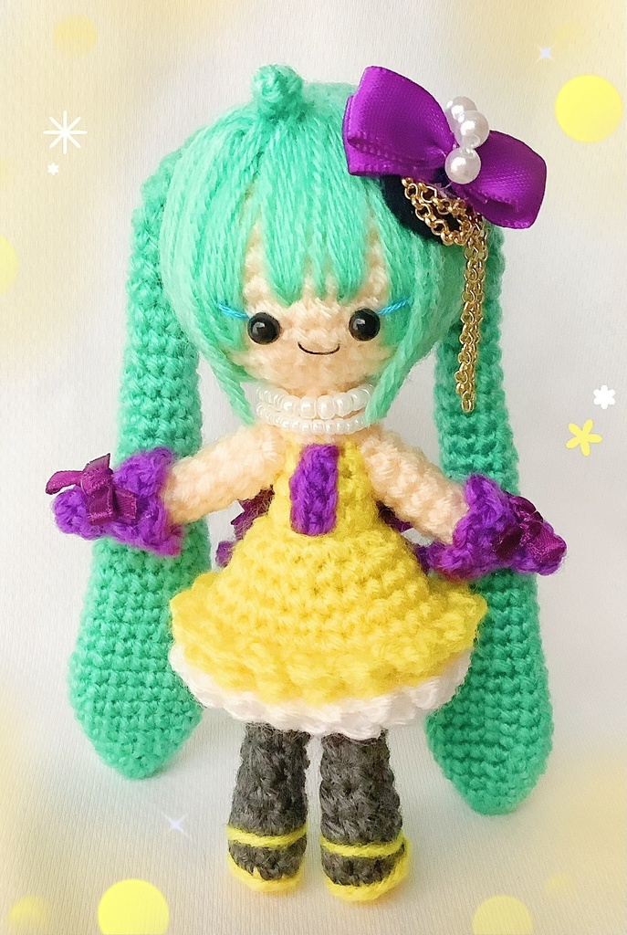 サイレン　初音ミクさんのあみぐるみ