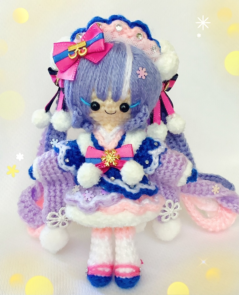 雪ミク2023 うららちゃんのあみぐるみ