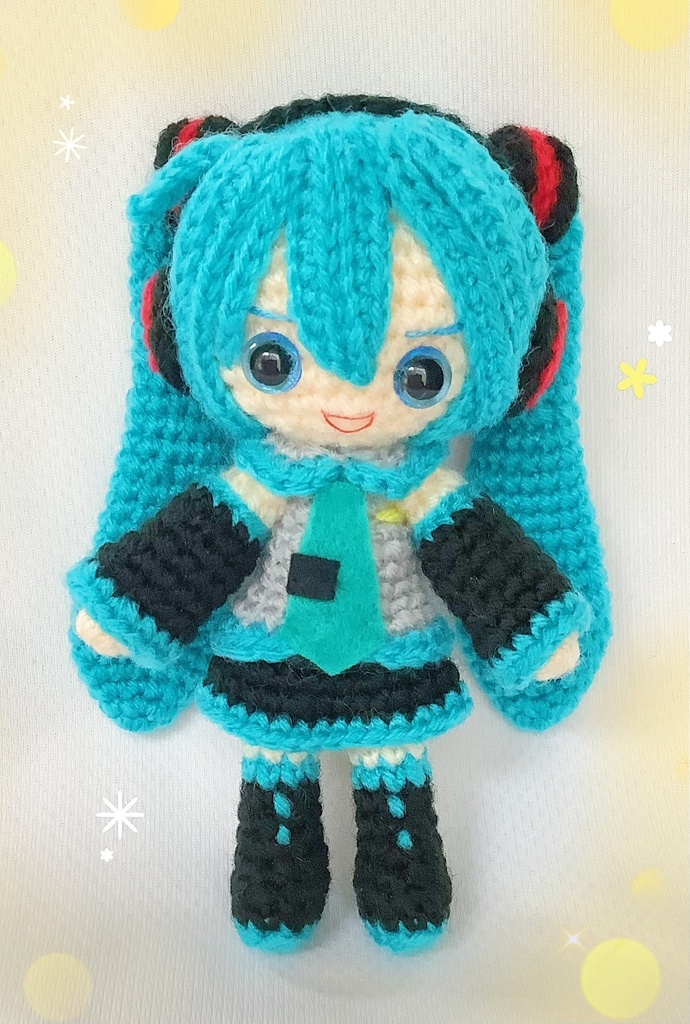 ミクダヨーさんのあみぐるみ