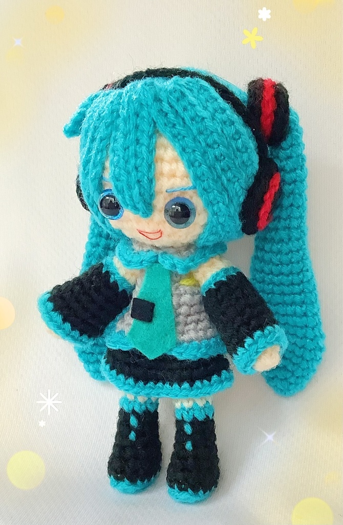 ミクダヨーさんのあみぐるみ