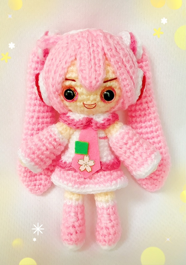 ミクダヨーさんのあみぐるみ