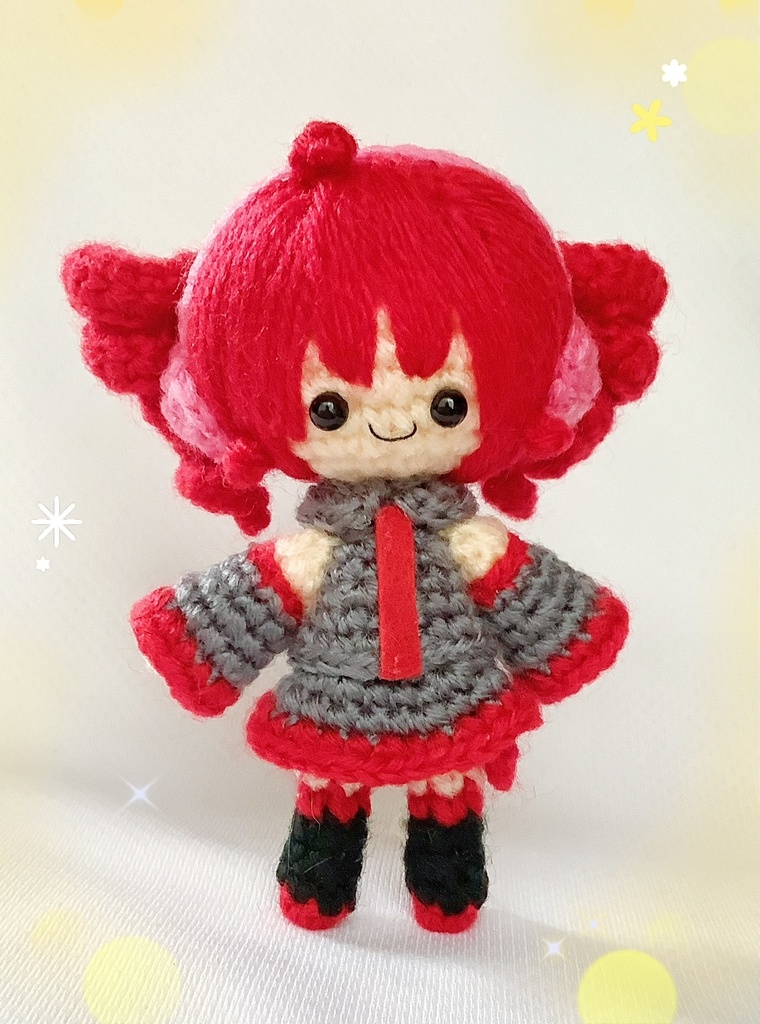 ちびテトさんのあみぐるみ