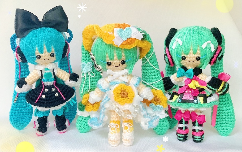 マジカルミライ　初音ミクさんのあみぐるみ