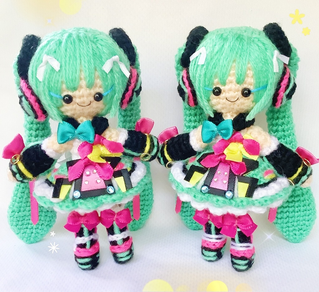 マジカルミライ 初音ミクさんのあみぐるみ