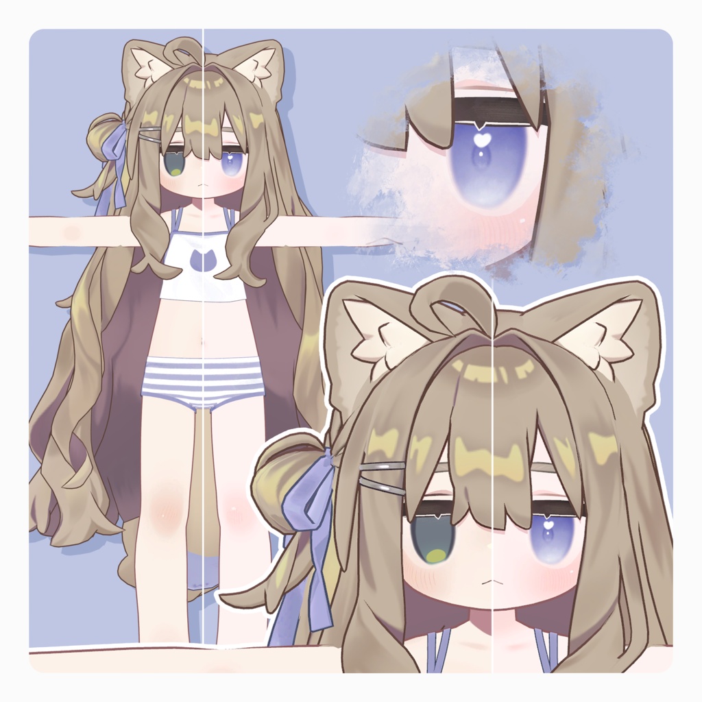 【 キプフェル / Kipfel 】 ♡ しゅがーてくすちゃ ♡ 【 Make / Eye / Face Animation 】