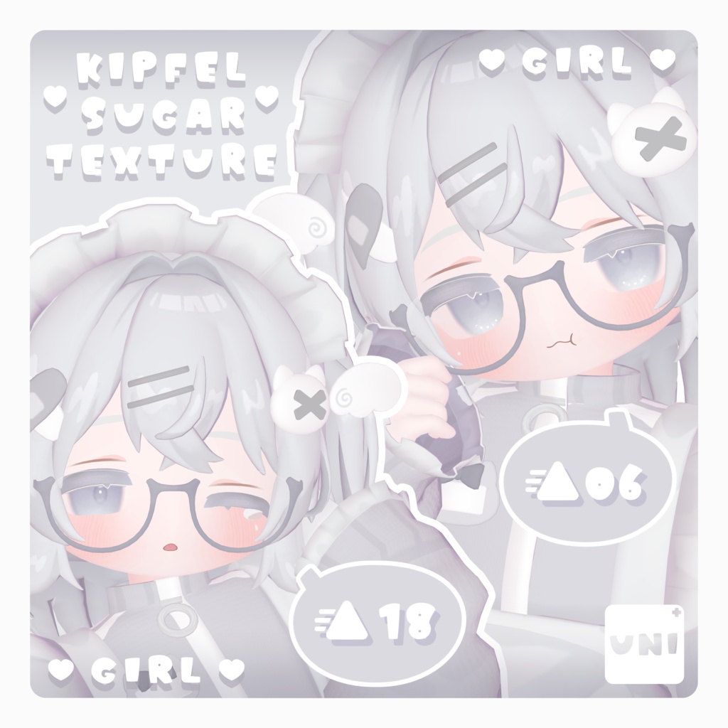 【 キプフェル / Kipfel 】 ♡ しゅがーてくすちゃ ♡ 【 Make / Eye / Face Animation 】