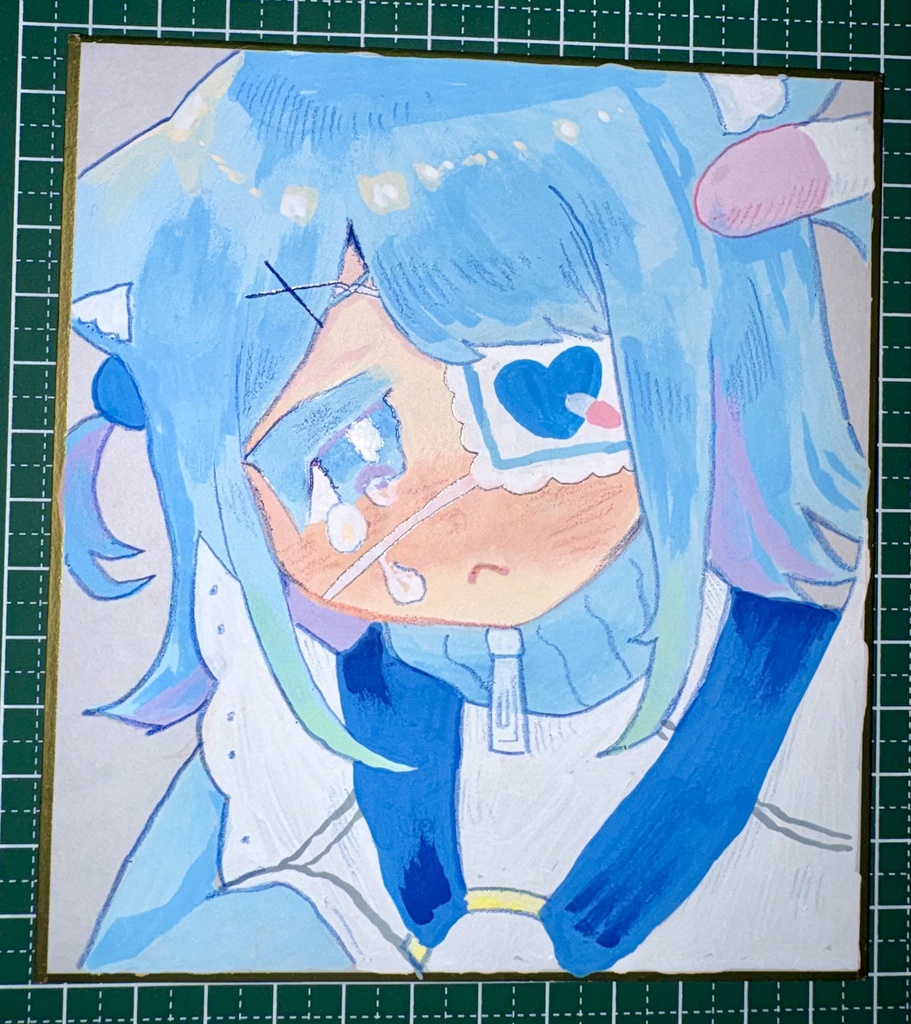 眠子ちゃんミニ色紙