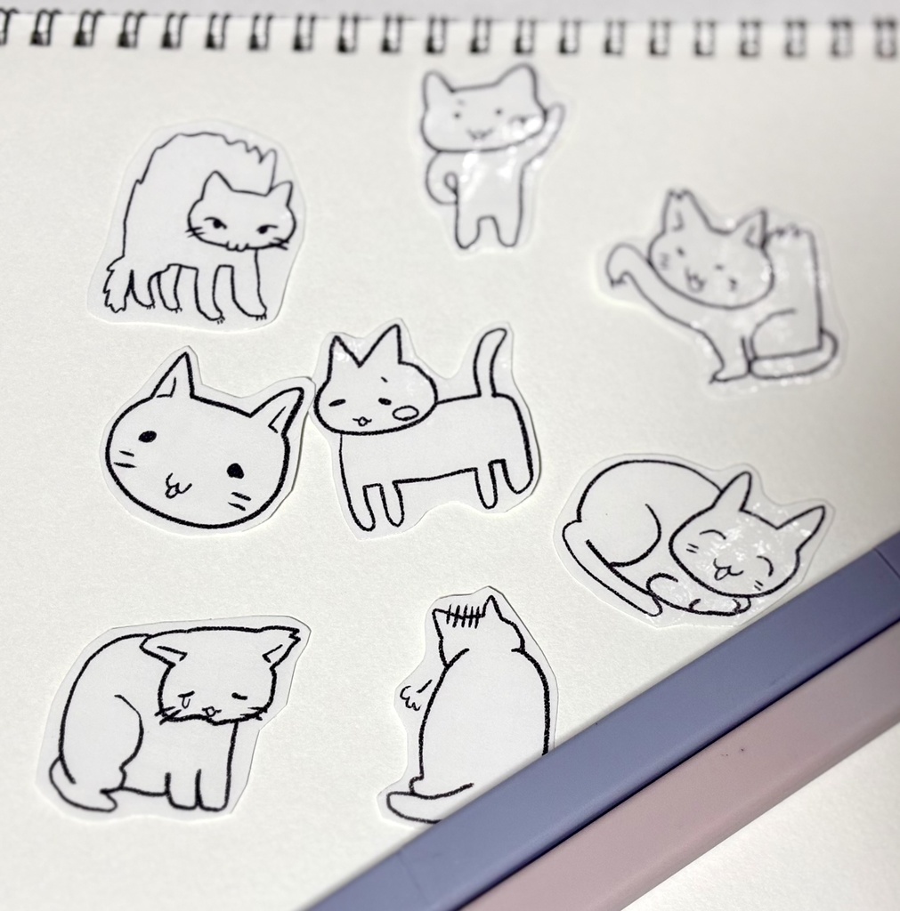いろんなねこちゃん！シール