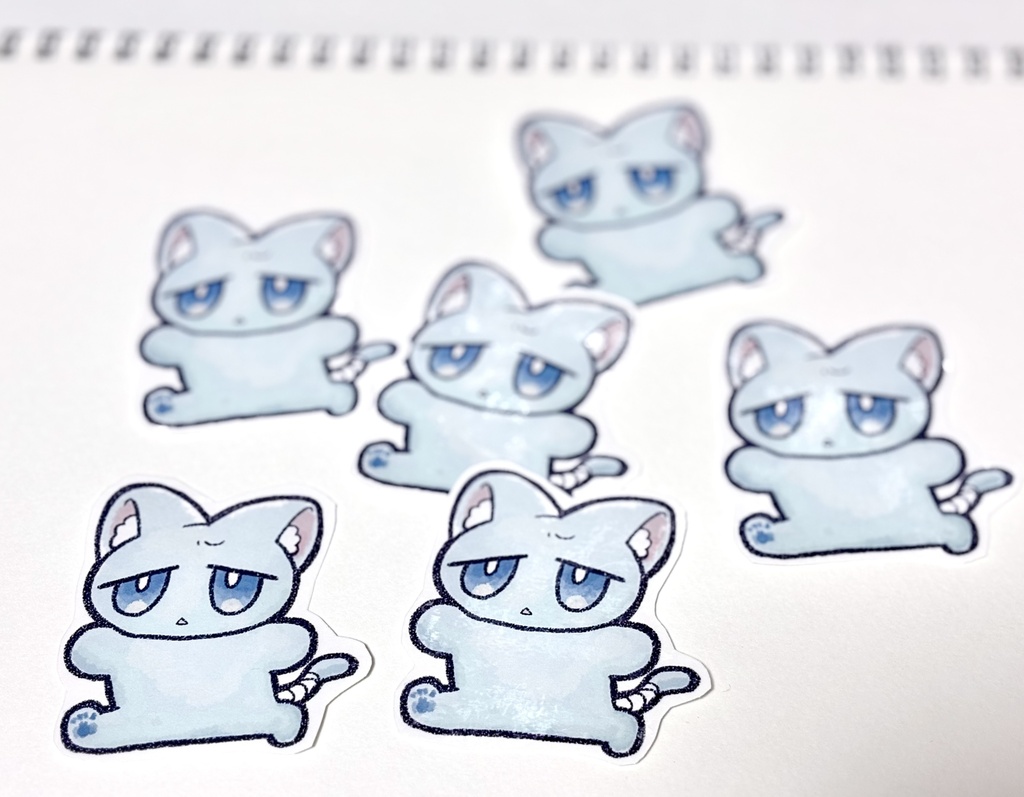 ちょいムスッな眠子ちゃんステッカー