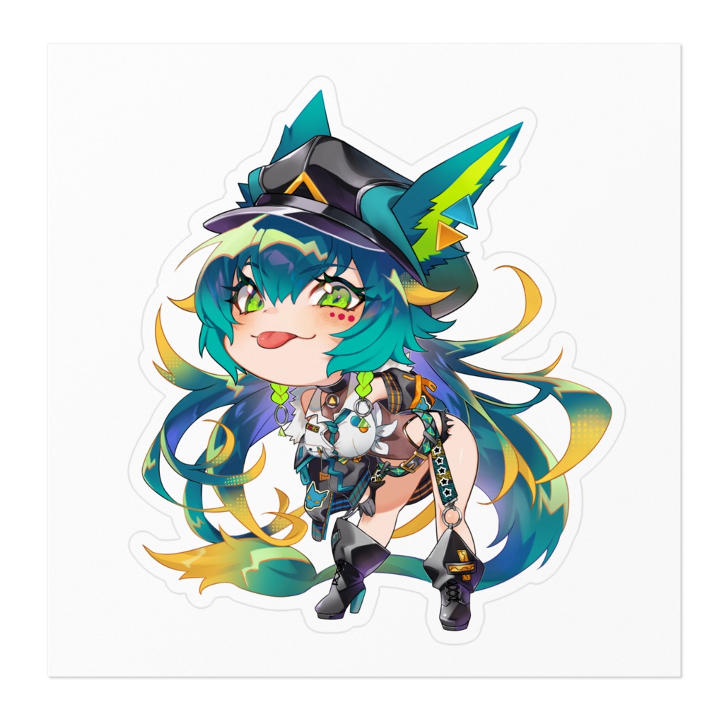 天神シニア3周年記念ステッカー新衣装(2サイズ)