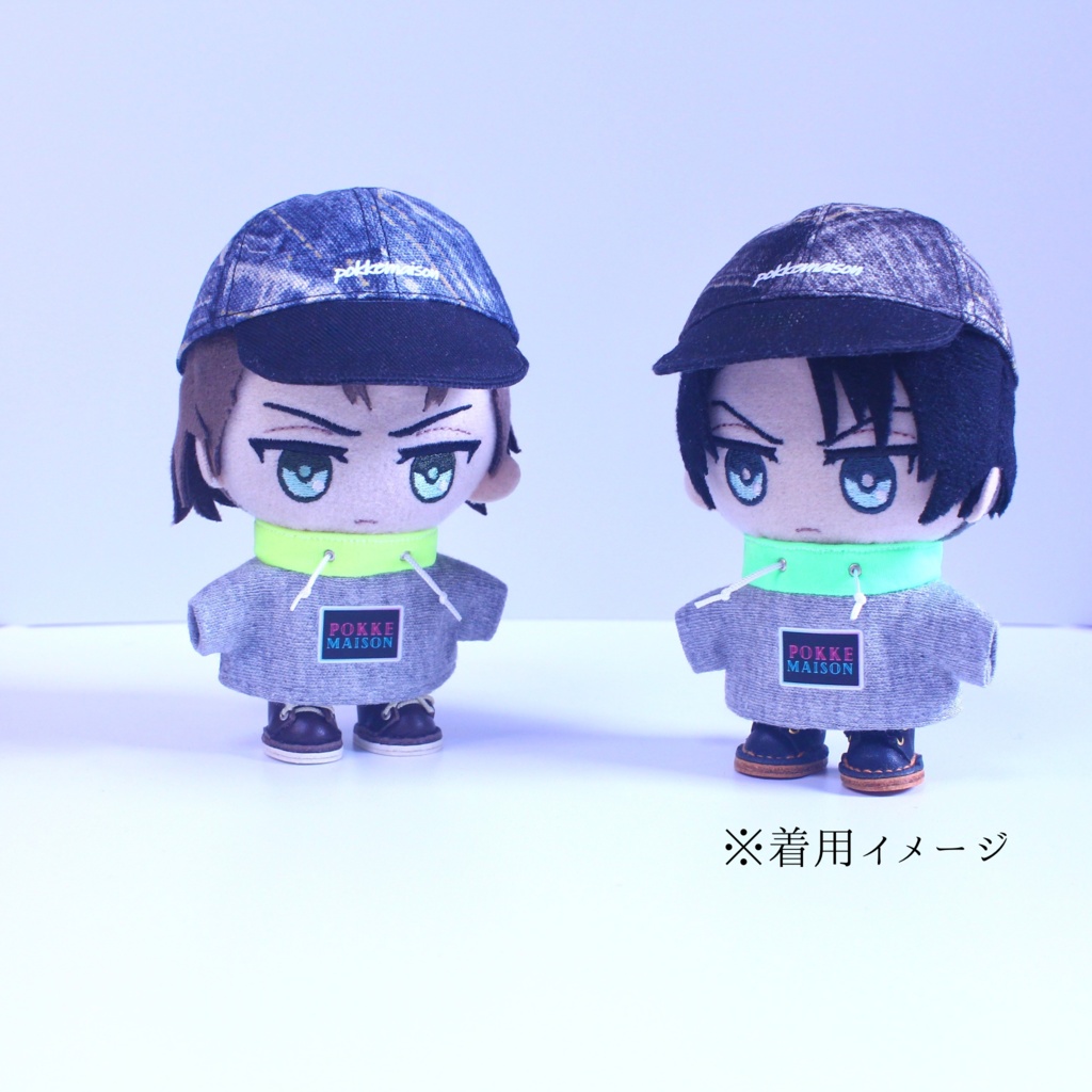 10cmぬい用ハイネックスウェット