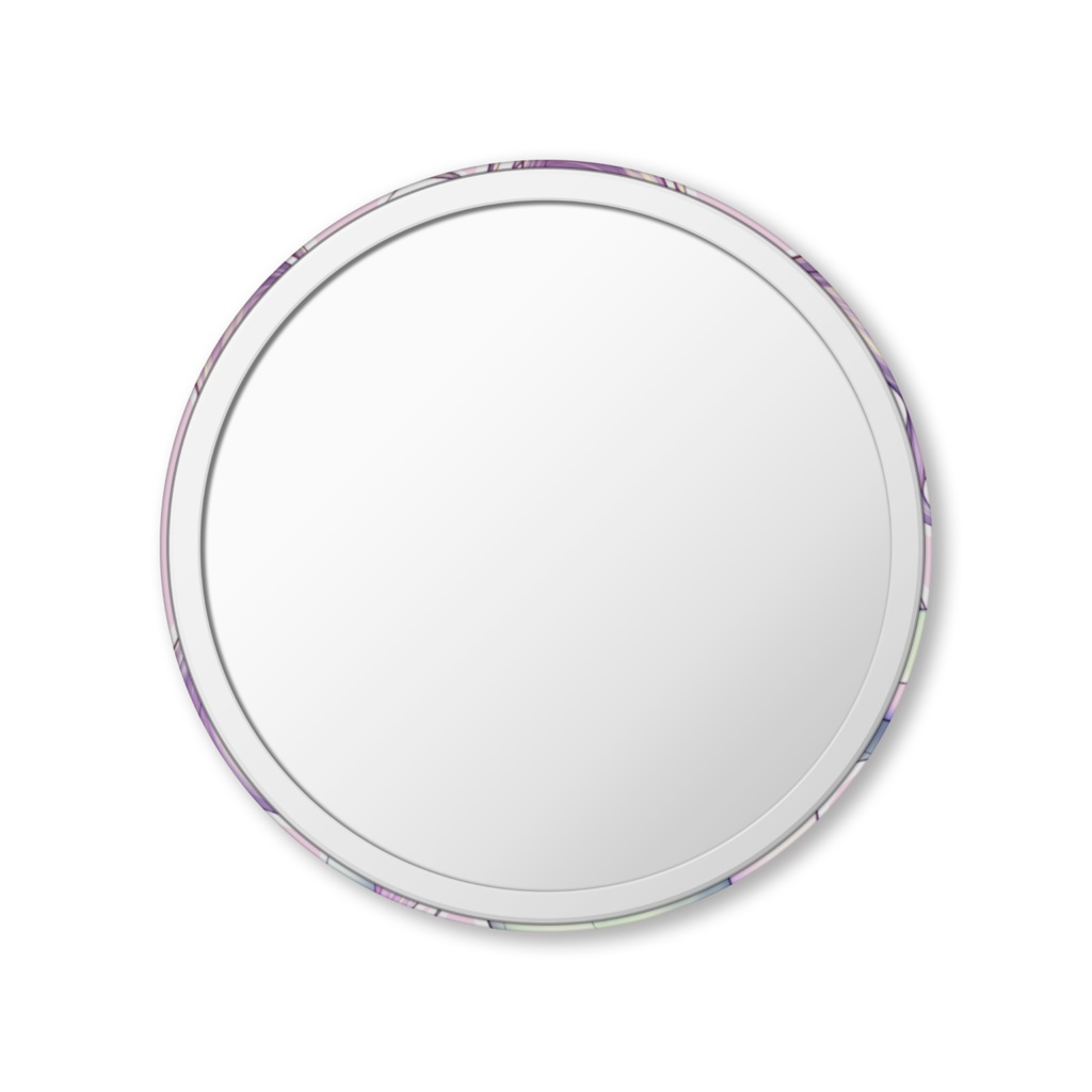 春っぽい女の子な缶ミラー