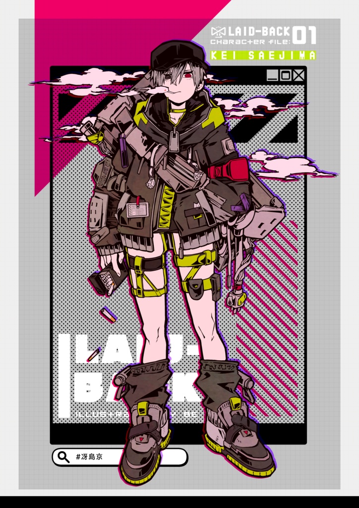 LAID-BACK:character fale01_創作設定資料集 - LAID-BACK/carton