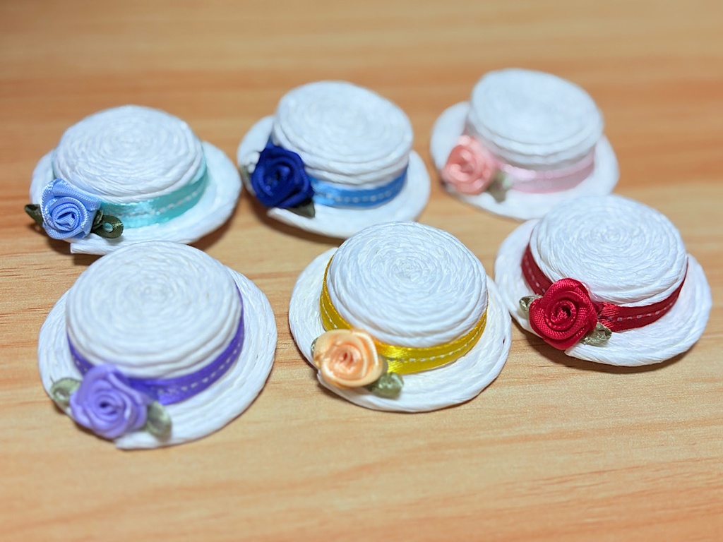 ミニカンカン帽(白)