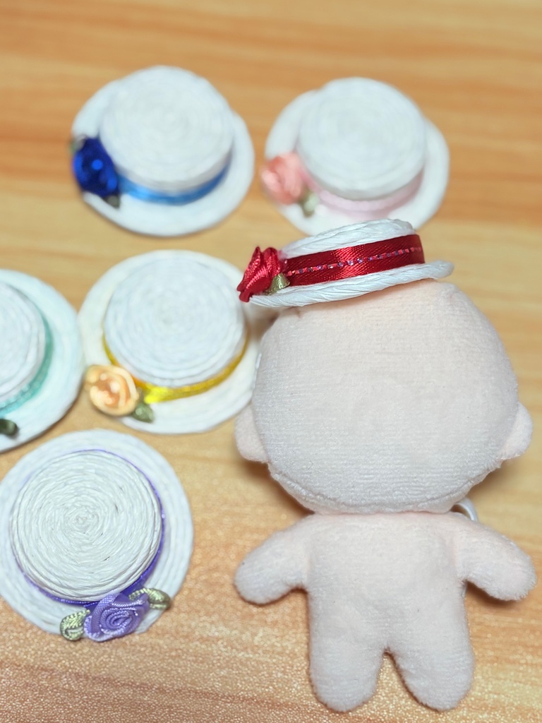 ミニカンカン帽(白)