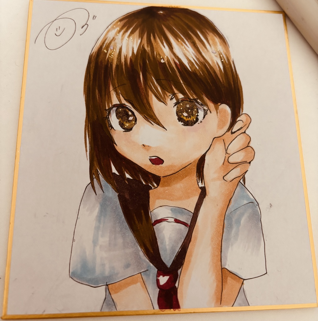 ③花狩の春の恋心　ミニ色紙原画