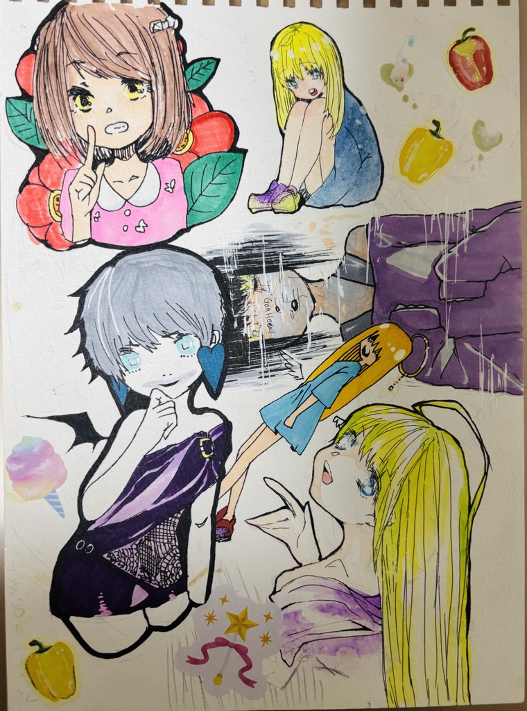 ごちゃまぜ落書き原画
