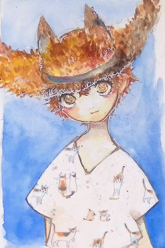 花狩まい原画イラストシリーズ「みけねこ」