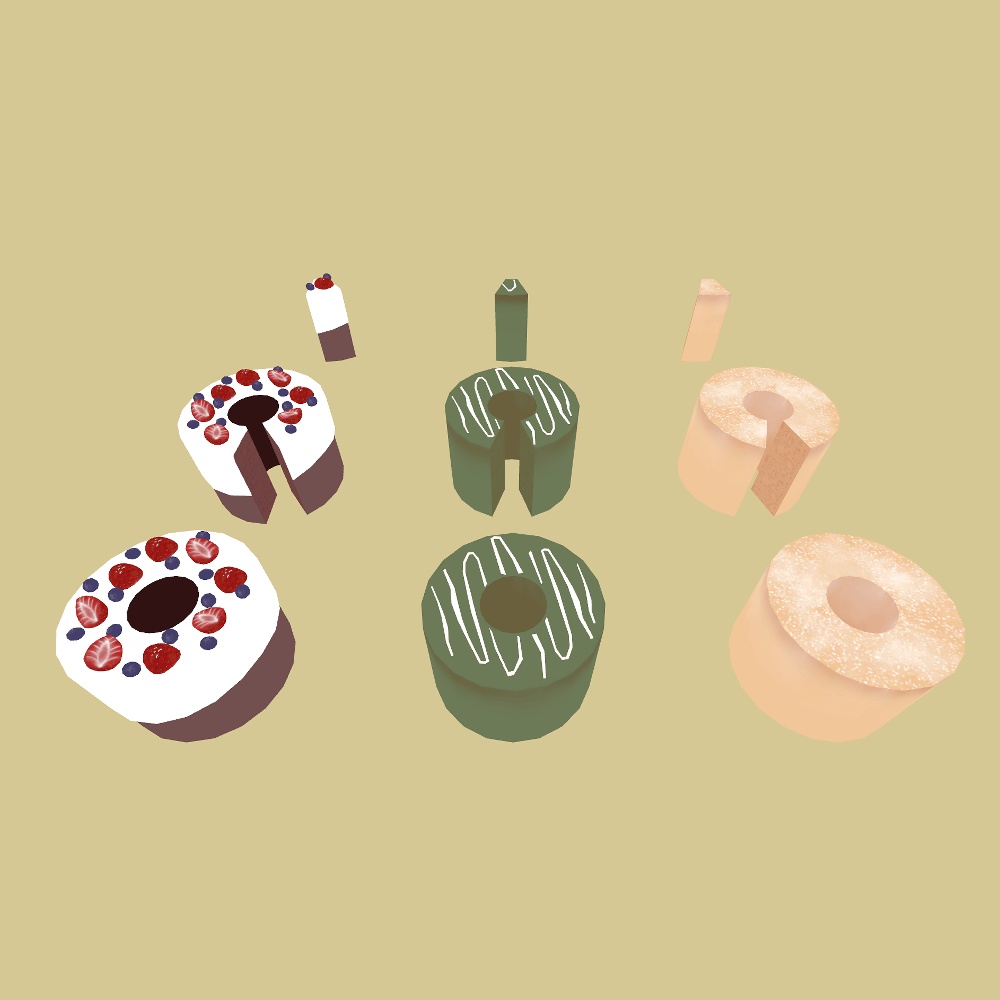 【27点】7種のケーキ