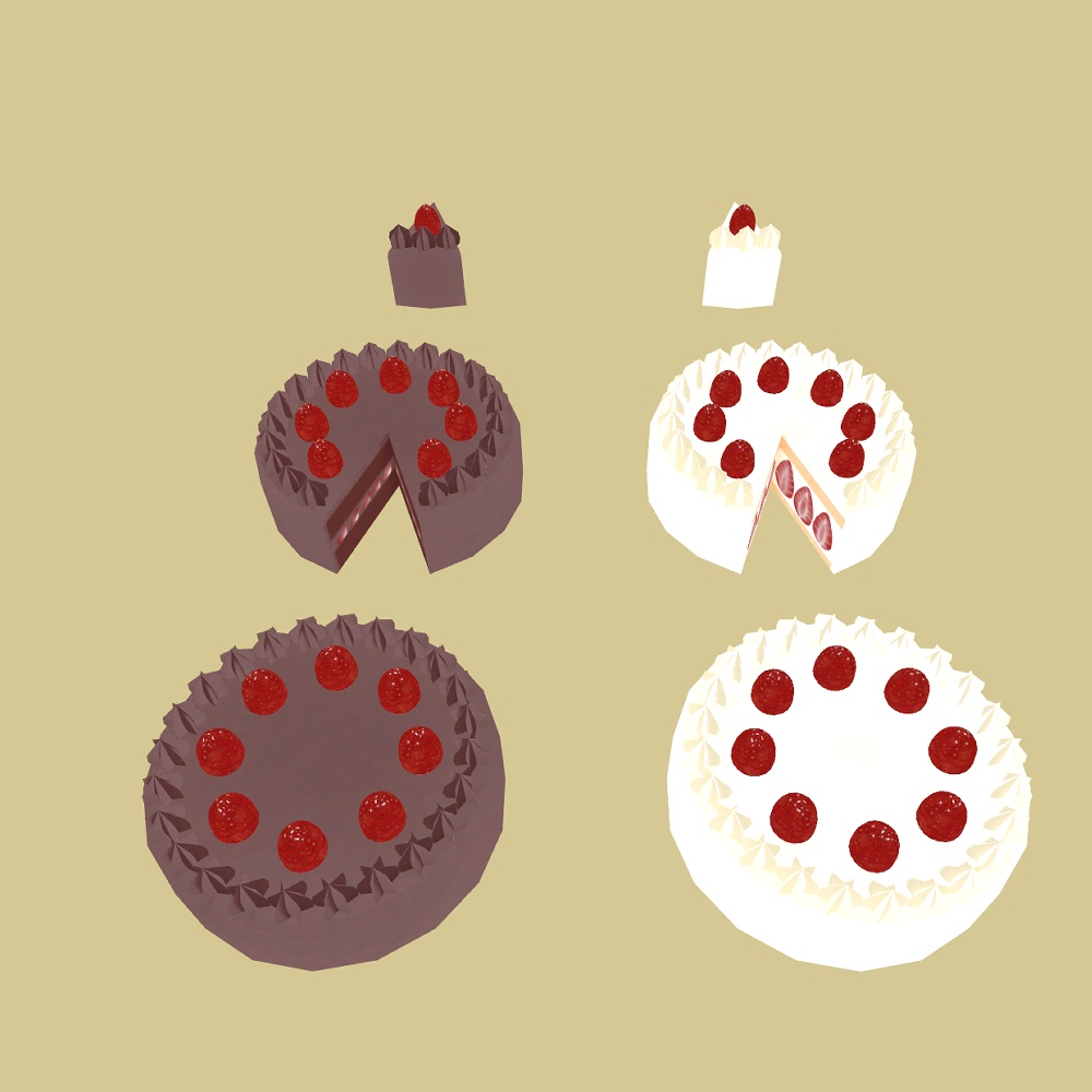 【27点】7種のケーキ