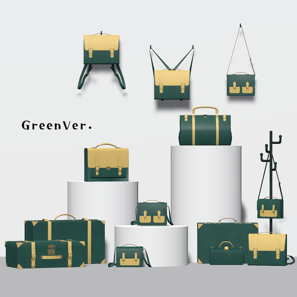 【4/10まで無料!!】アンティークなデザインバッグセット【ワールド小物想定】