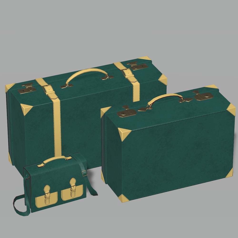 【4/10まで無料!!】アンティークなデザインバッグセット【ワールド小物想定】