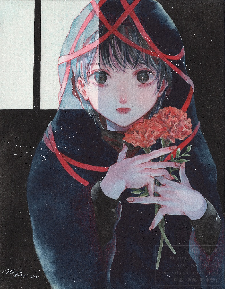 「窓辺の神さま」ポストカード