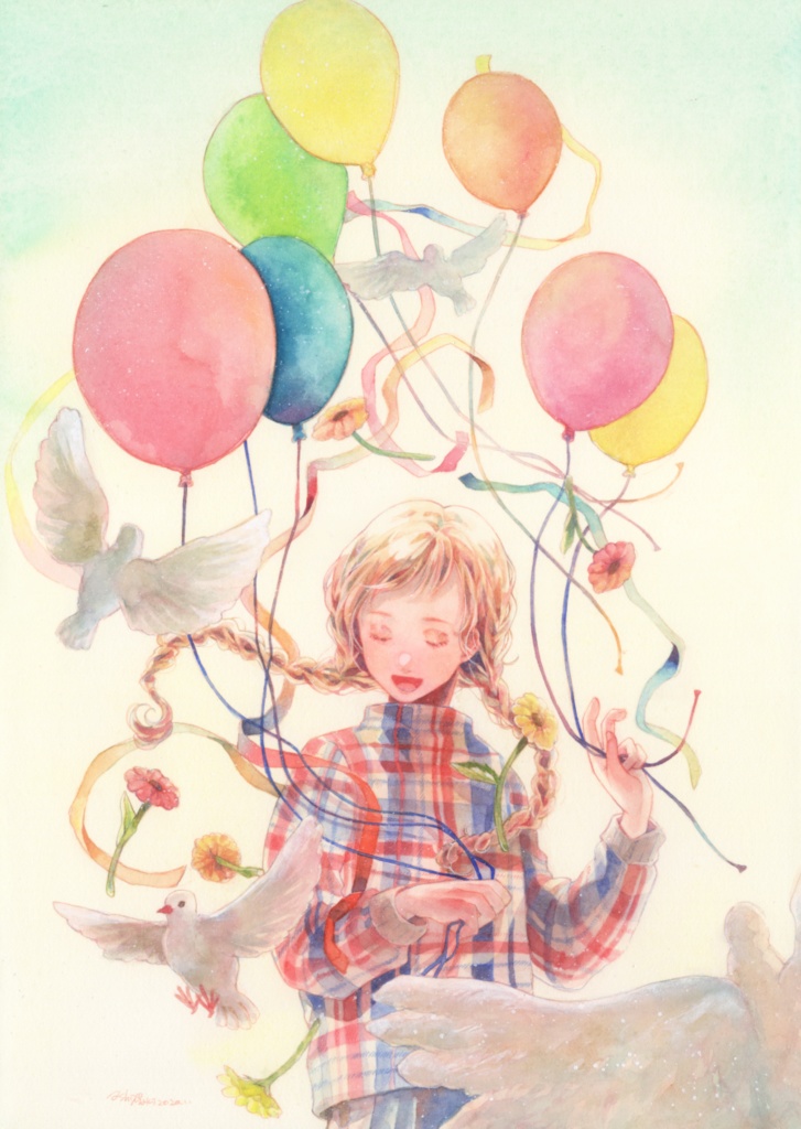 「いろのすむところ」ポストカード