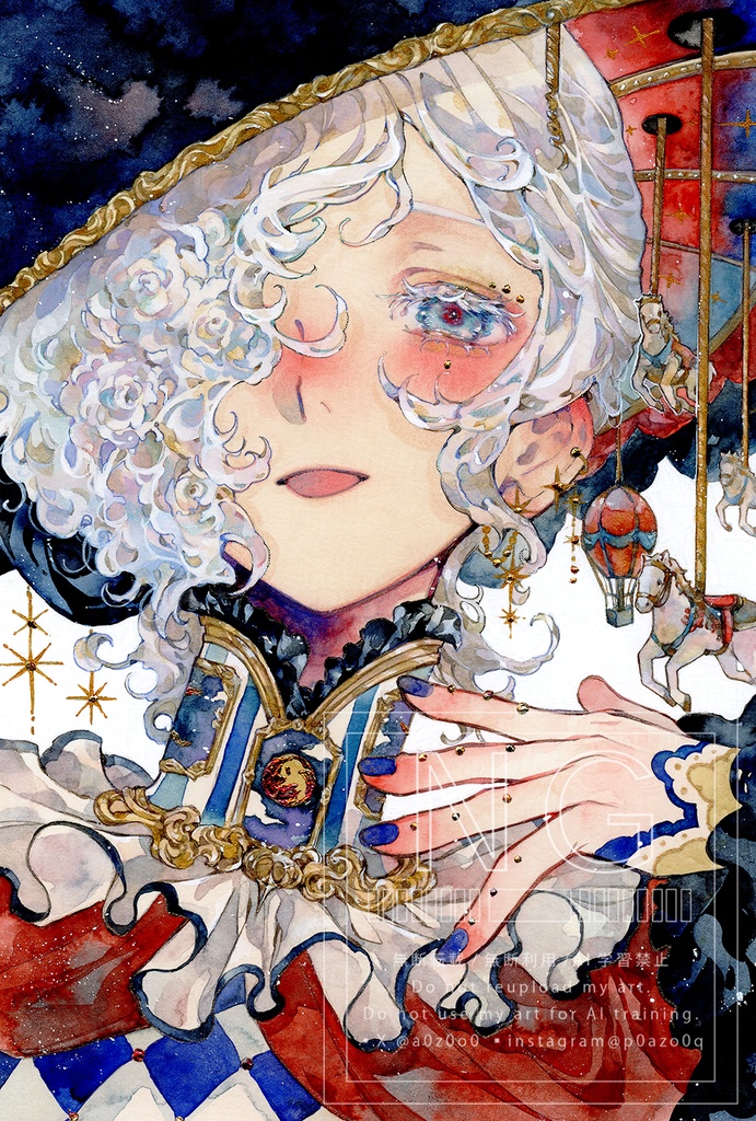 「carousel」ポストカード