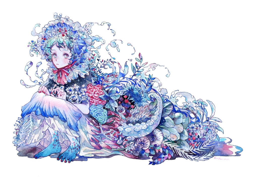 「海のアレンジメント」ポストカード