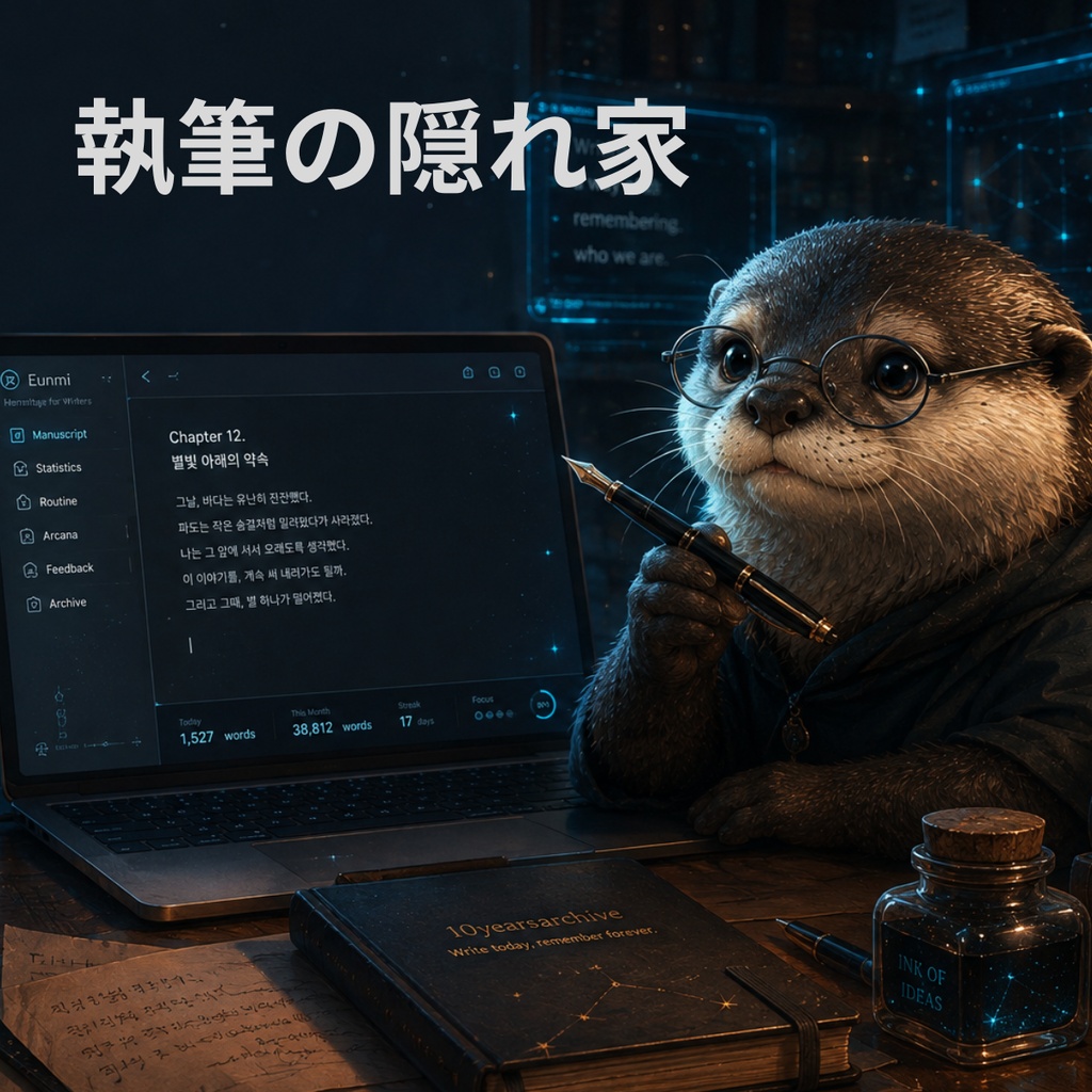 【Eunmi - タロット・エディション】執筆の隠れ家 - 作家のためのAI創作支援ツール