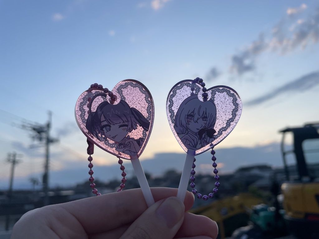 ［創作］キャンディアクリルキーホルダー