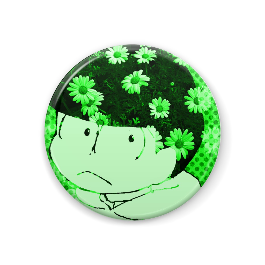 マーガレットチョロ松缶バッジ