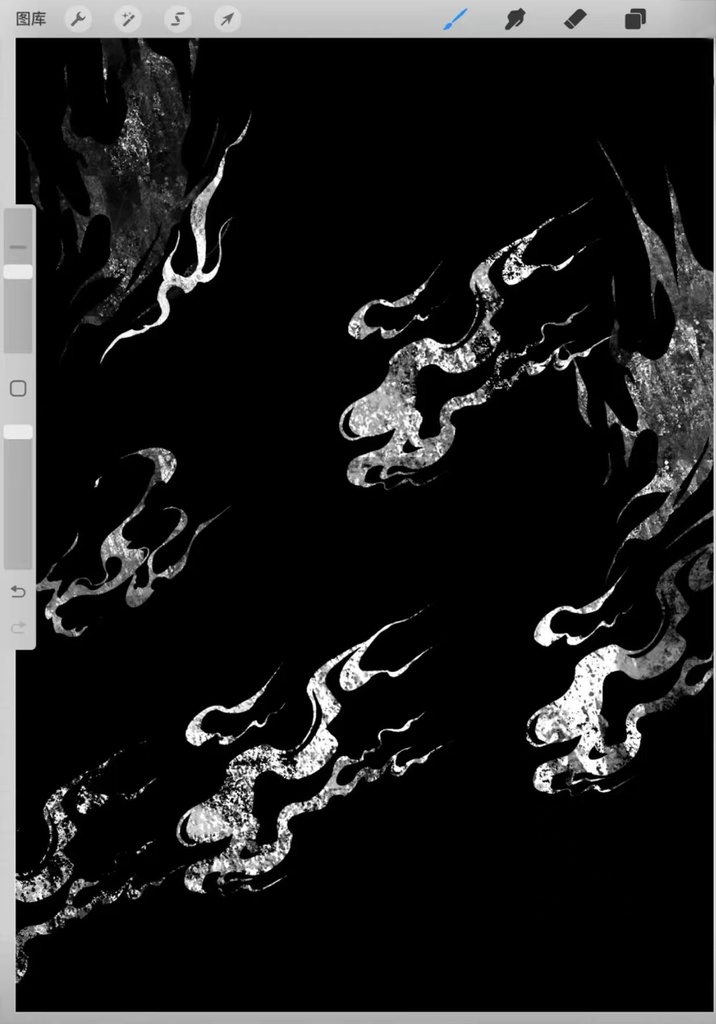 Procreateで使える風と火の質感ブラシ 19本セット - 穗穗ブラシ - BOOTH