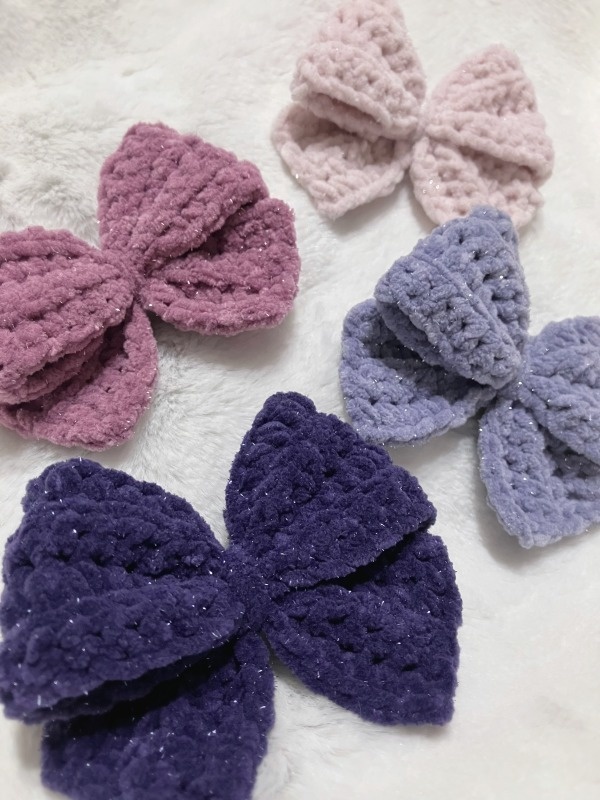 もこもこラメリボン